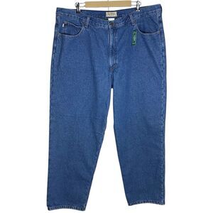 LL Bean Flannel Lined Jeans Mens 42x32 (Tag 44x32) Double L Relaxed Fit Work NWT